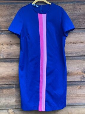 Retro Dress Vertical Stripes